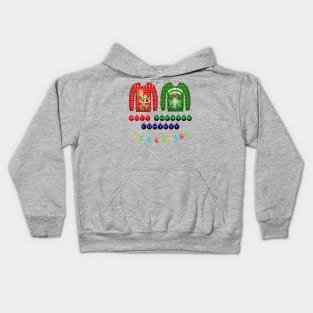 Christmas Ugly Sweater Contest Kids Hoodie